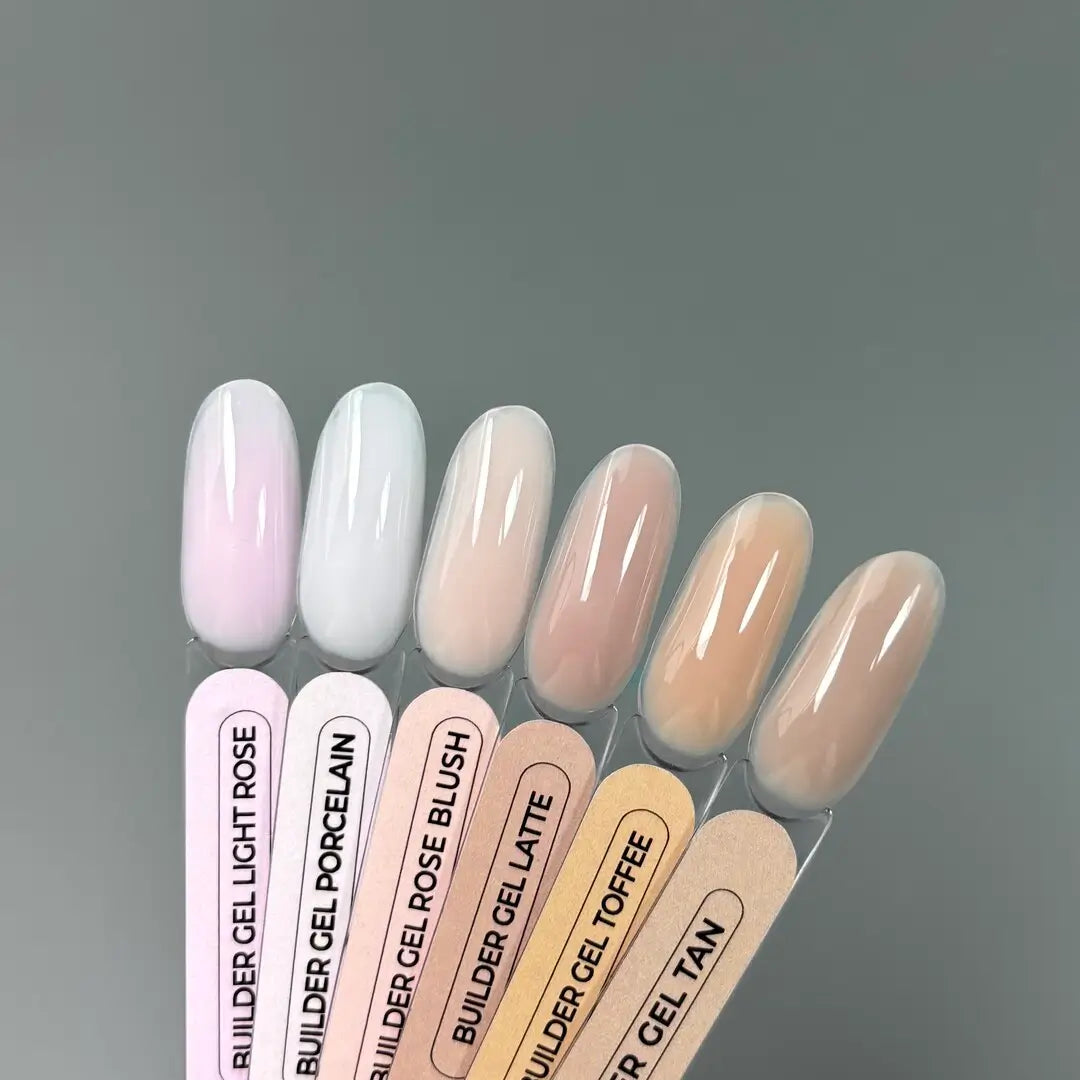 Elegant light rose shade for flawless sculpting and overlays