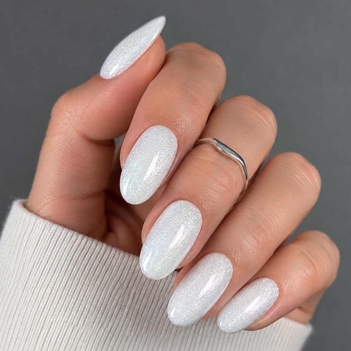 TOUCH Builder Gel Shine Bright 4 — label close-up, milky white shade