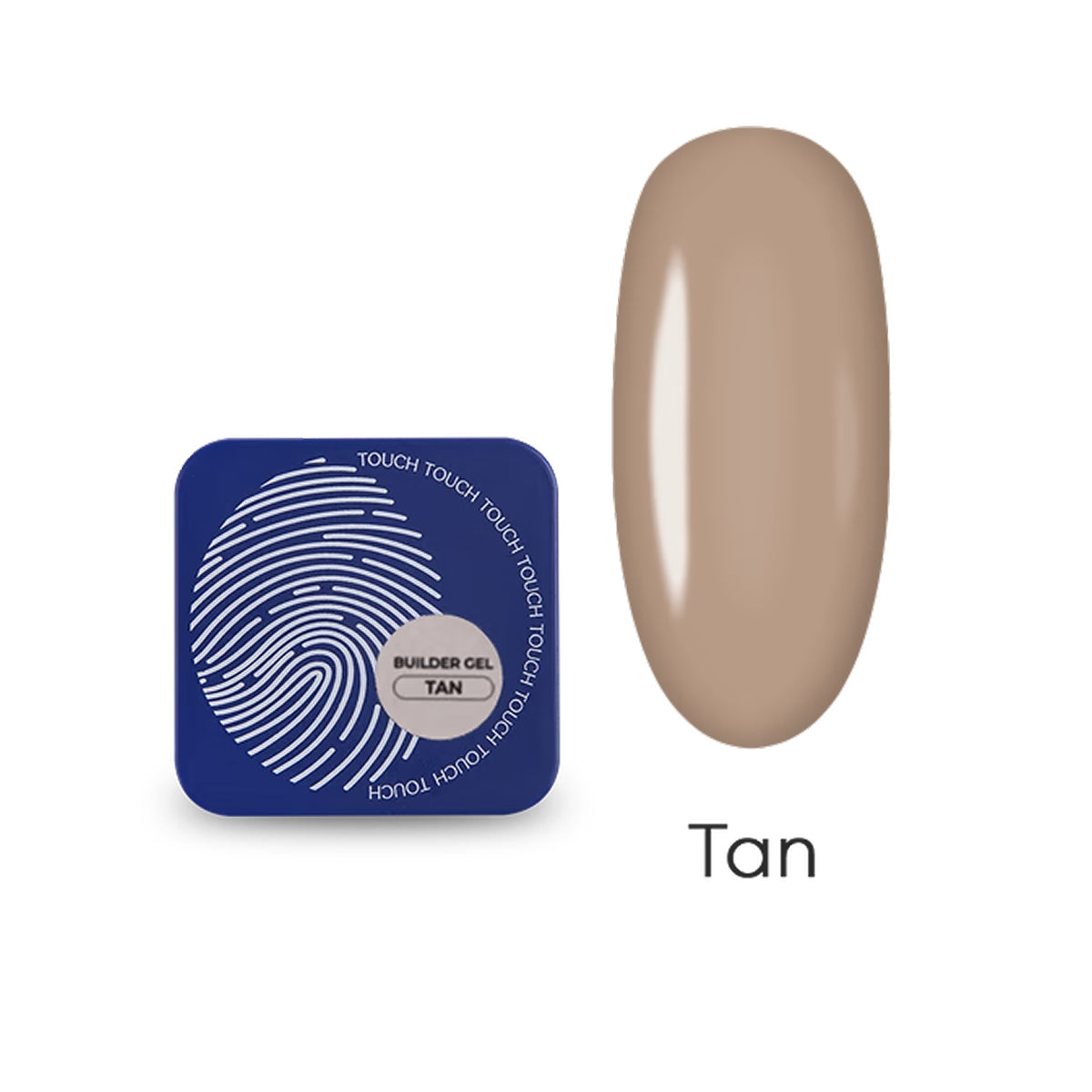 TOUCH Builder Gel Tan is perfect for natural nail architecture