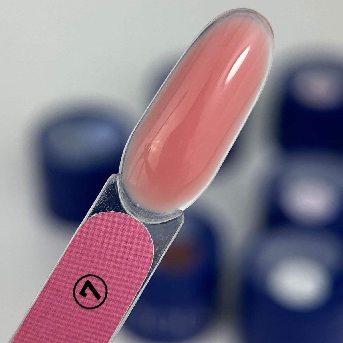 Red pink TOUCH self-leveling gel for natural nail strengthening