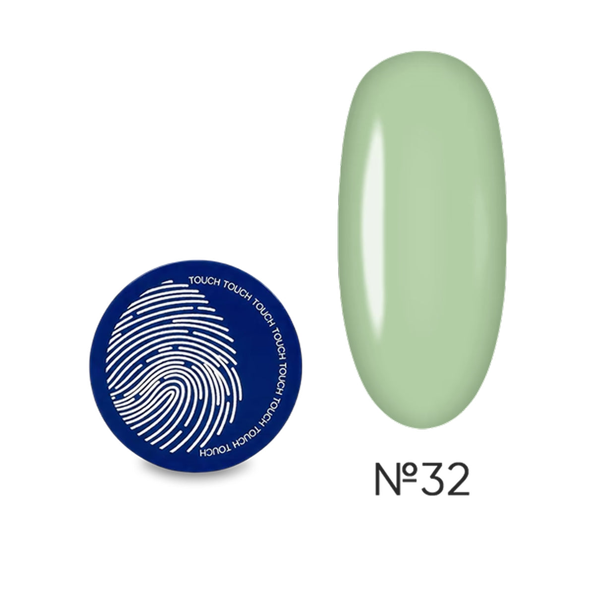 TOUCH Builder Liquid 32 — closed bottle, light green liquid gel