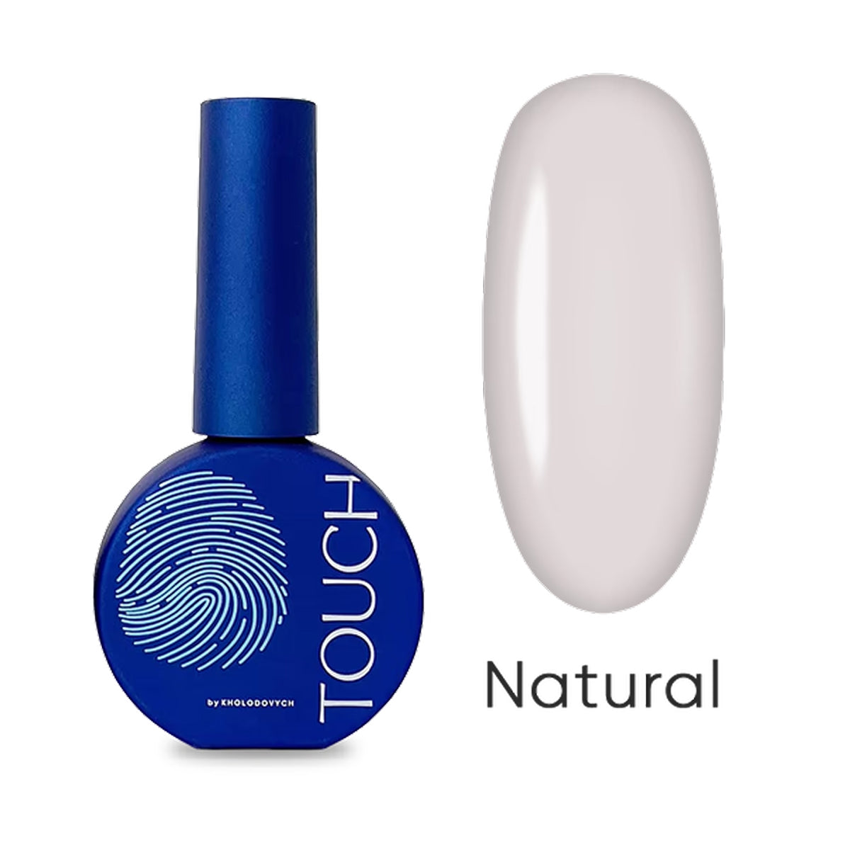 TOUCH Cover Base Natural, 13ml, beige shimmer closed bottle