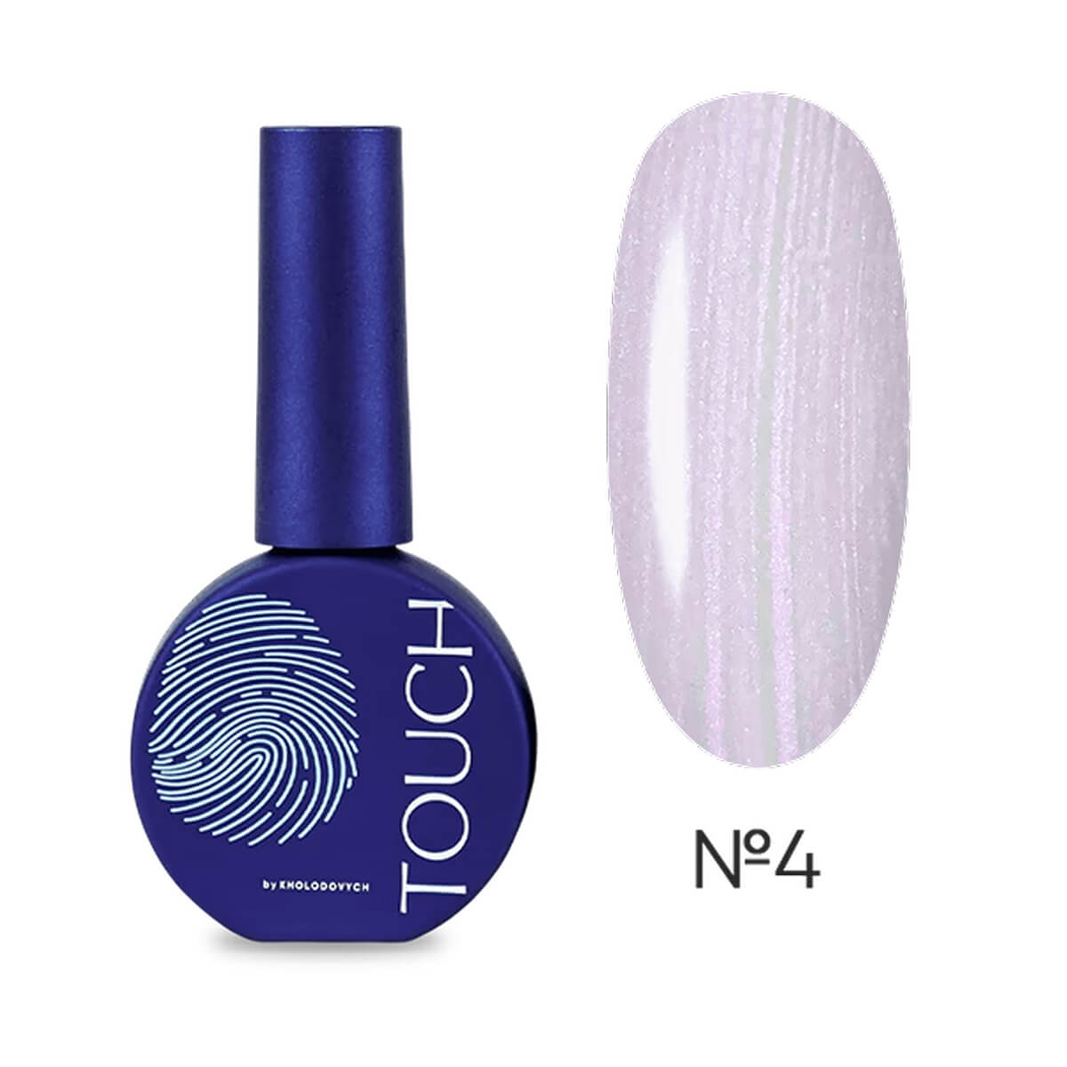 TOUCH Cover Base Perla 4 silver lilac pearl nail base 13ml