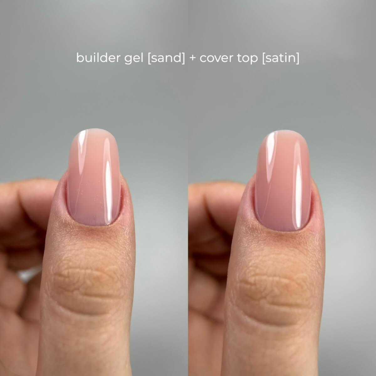 TOUCH Cover Top Satin, 13ml, full manicure application