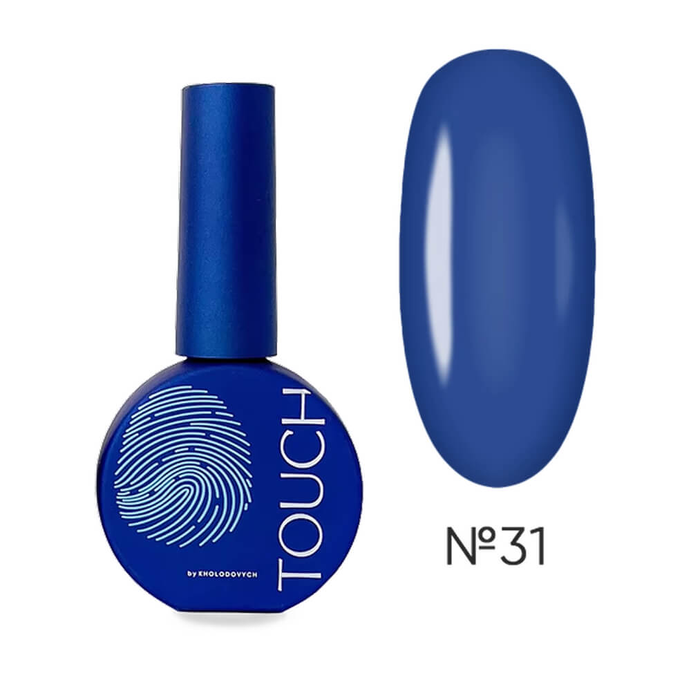 Nail art design using TOUCH Gel Polish #31 as a base color