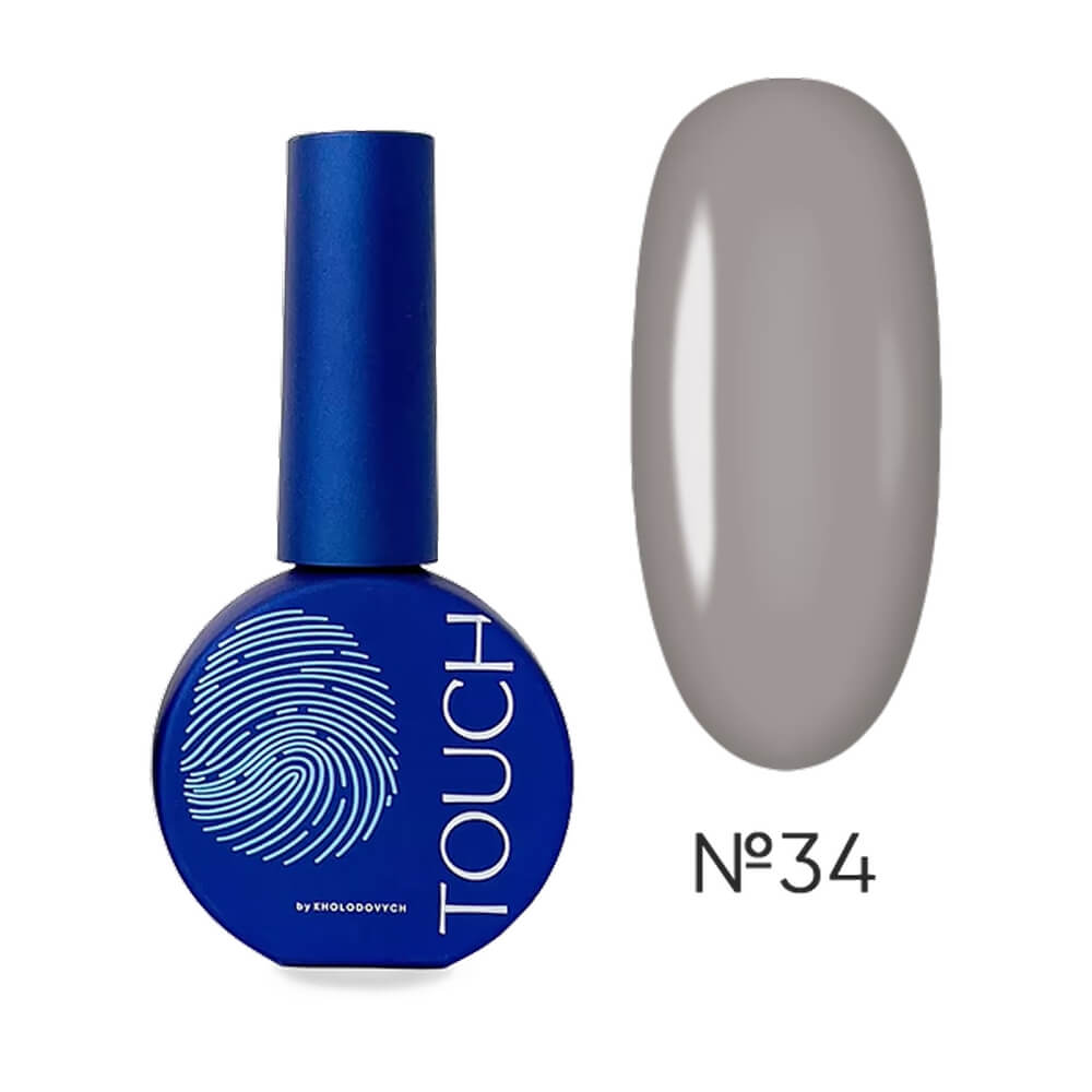 TOUCH Gel Polish #34, 9ml bottle on a white background