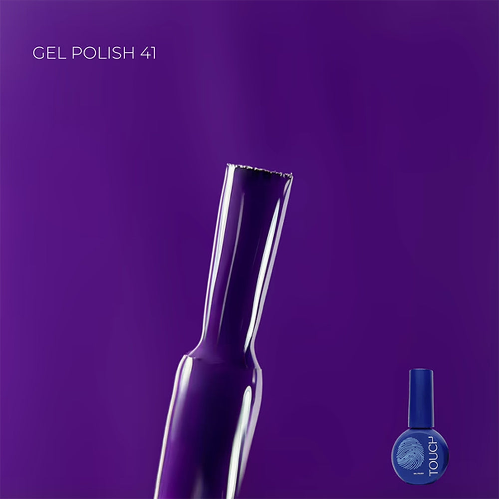 TOUCH Gel Polish #41 being applied with the brush