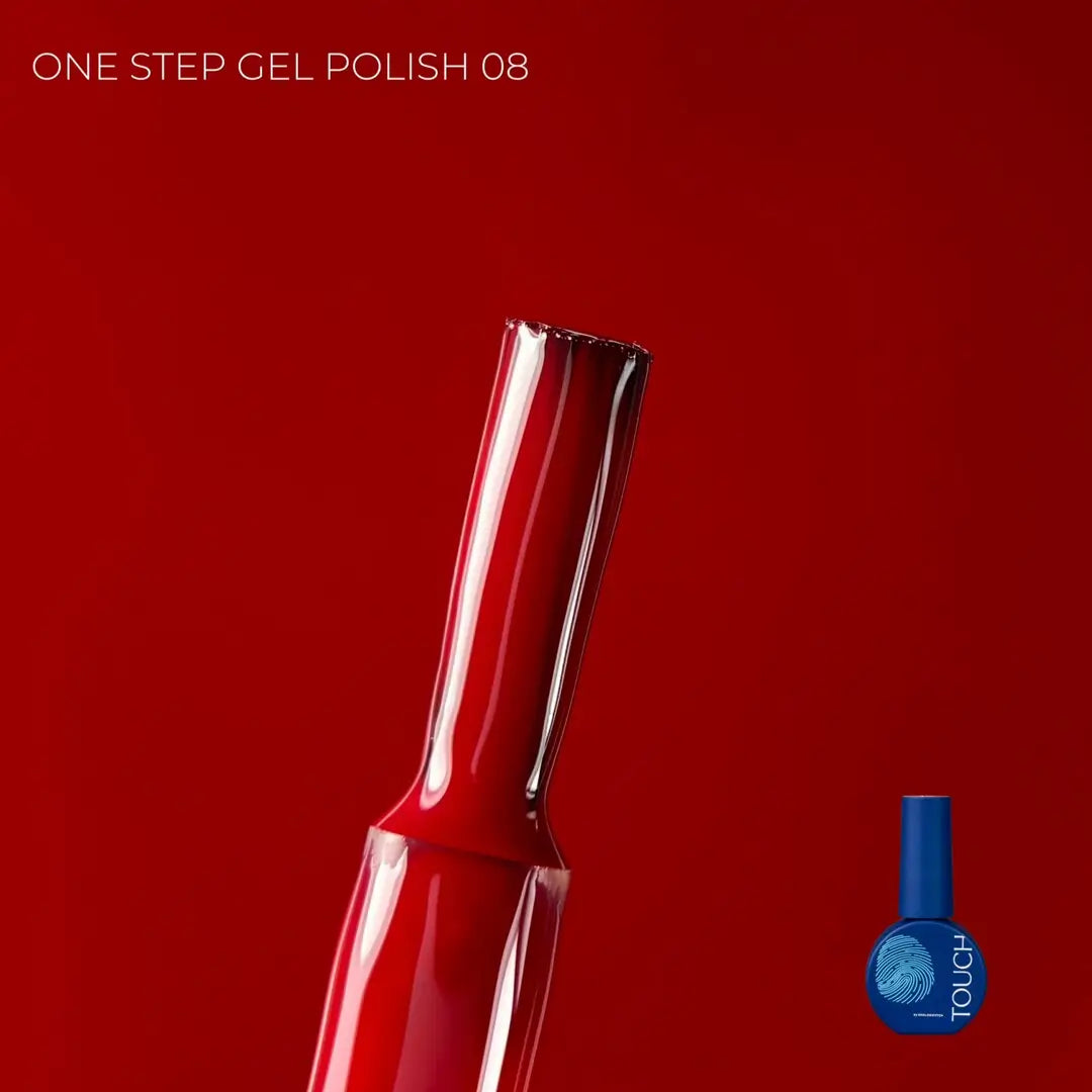 TOUCH Gel Polish One Step 08 – 3-in-1 Professional Pedicure Gel Polish
