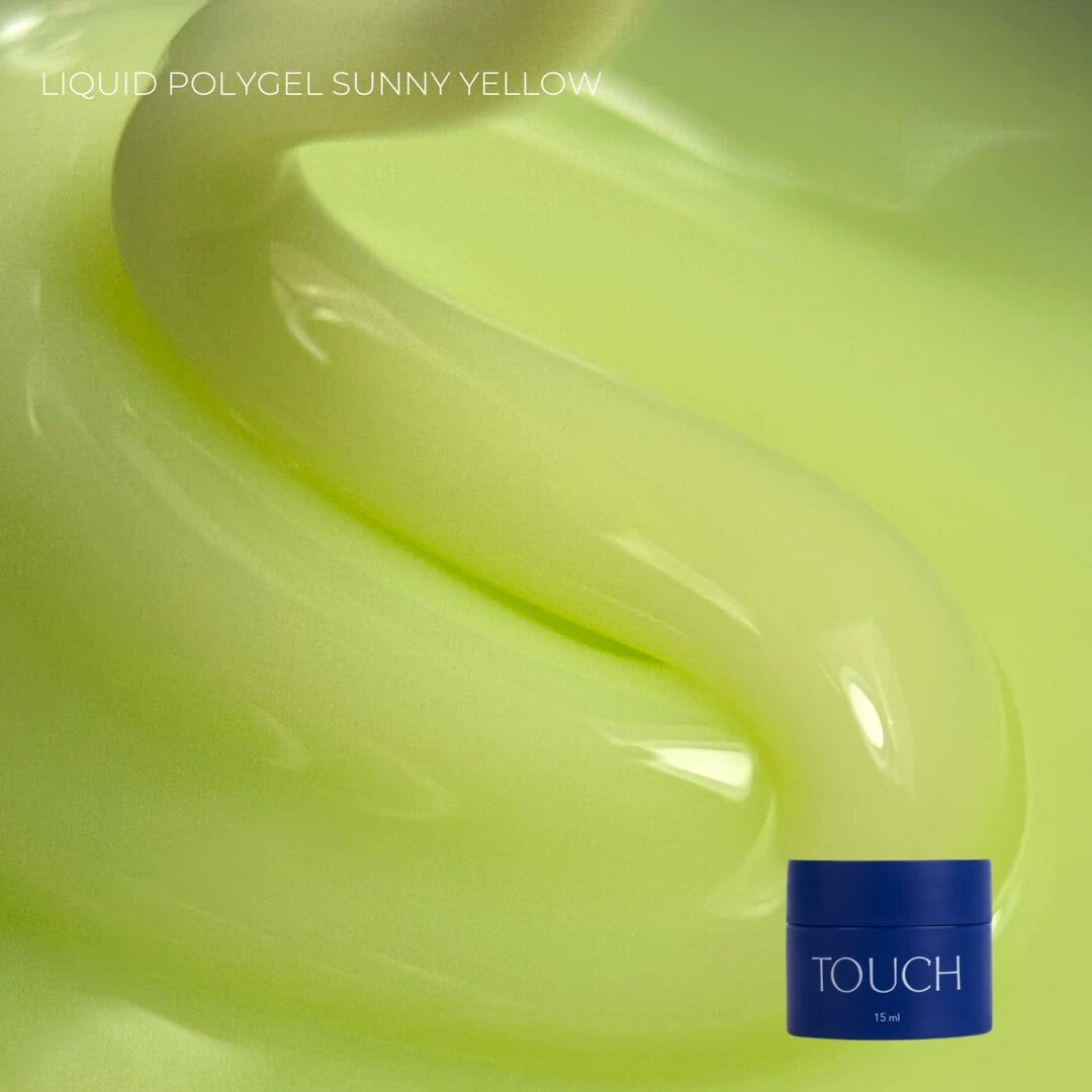 TOUCH 15ml light yellow builder gel for professional nail extensions