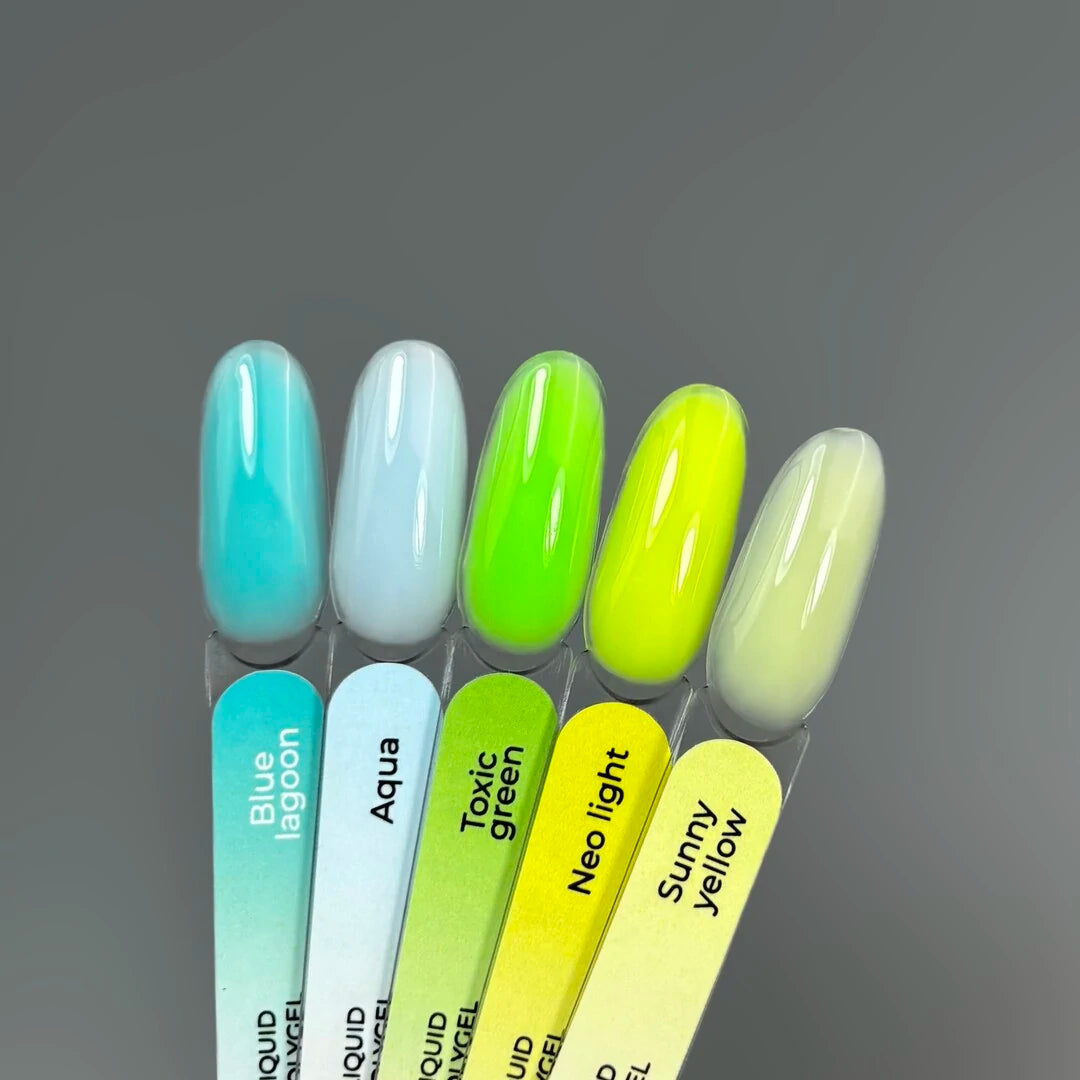 TOUCH Toxic Green self-leveling colored builder gel 15ml