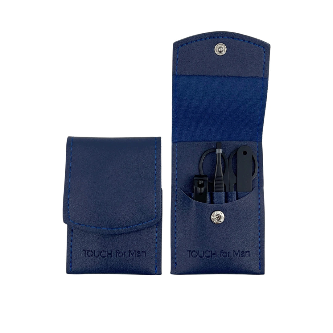 TOUCH Manicure Set for Man — full kit with case, all tools displayed