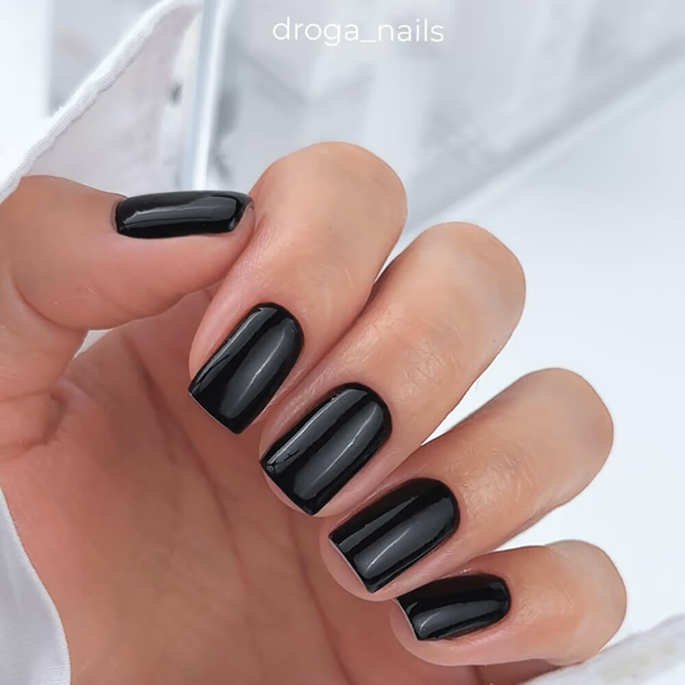 TOUCH Nail Polish 11 — label close-up, black shade