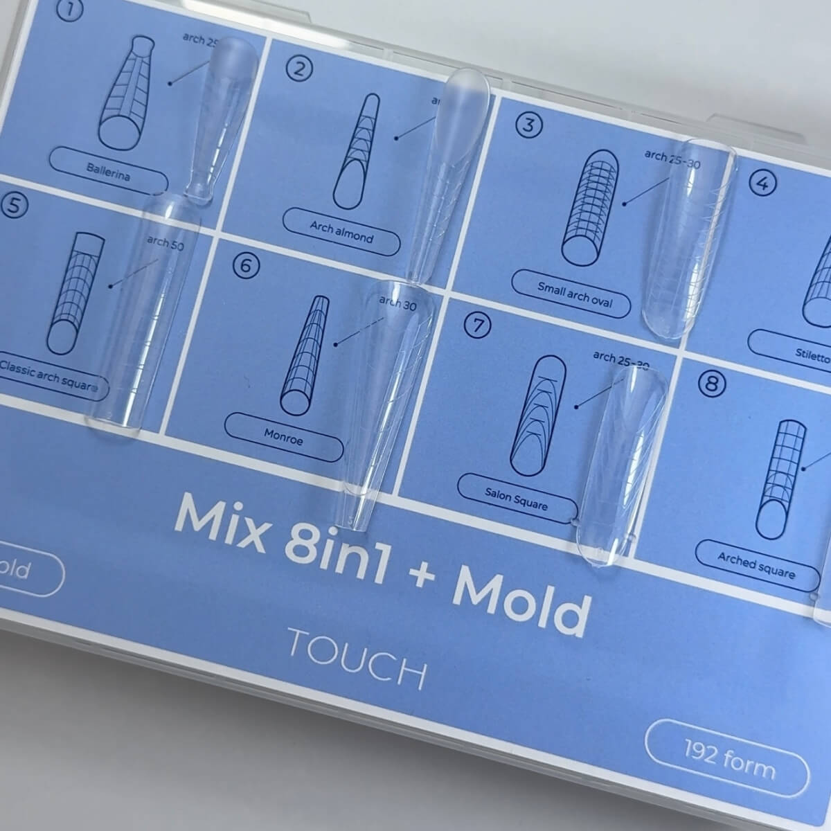 TOUCH Upper Forms Nail Extension Set