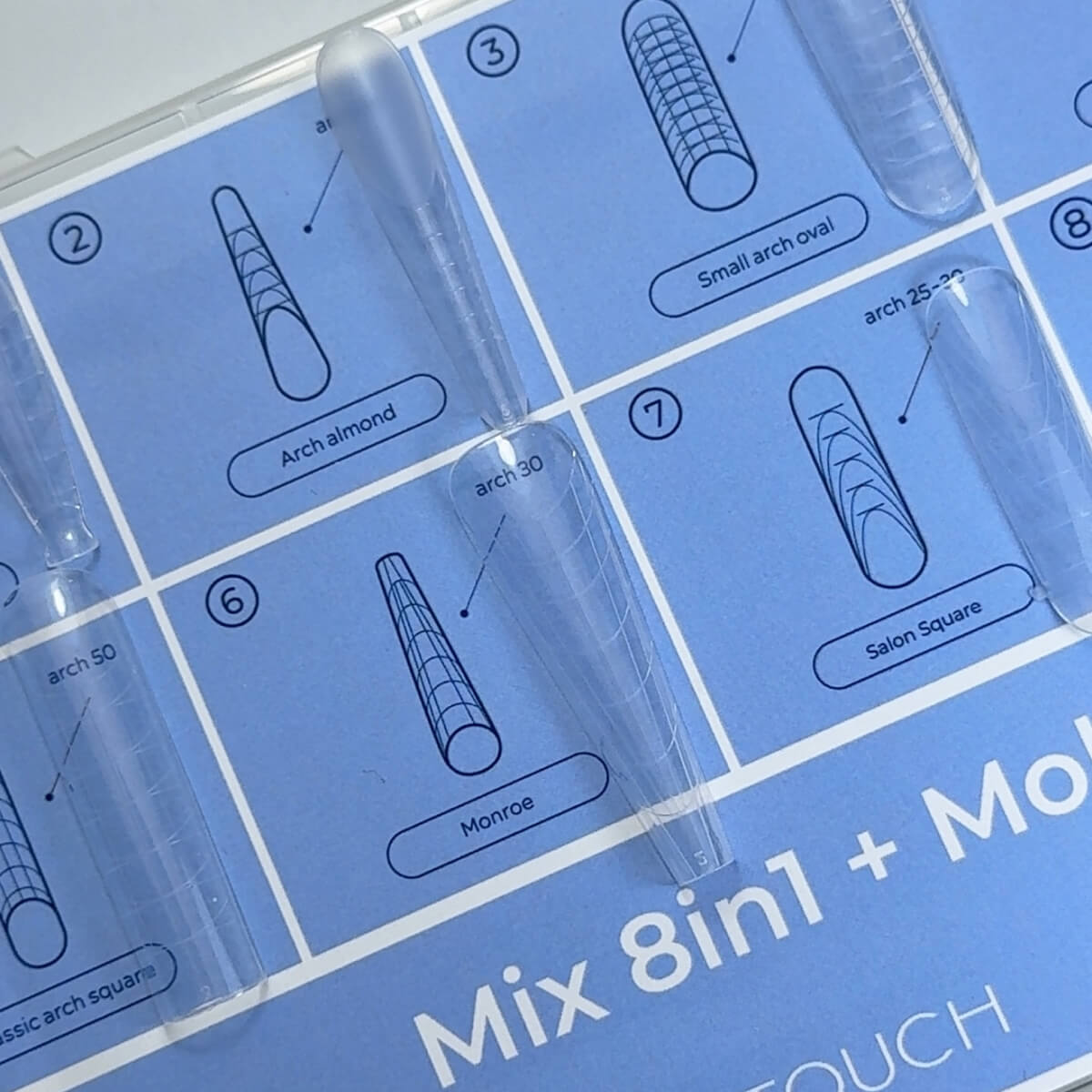 TOUCH Modeling Mix Nail Forms + Mold