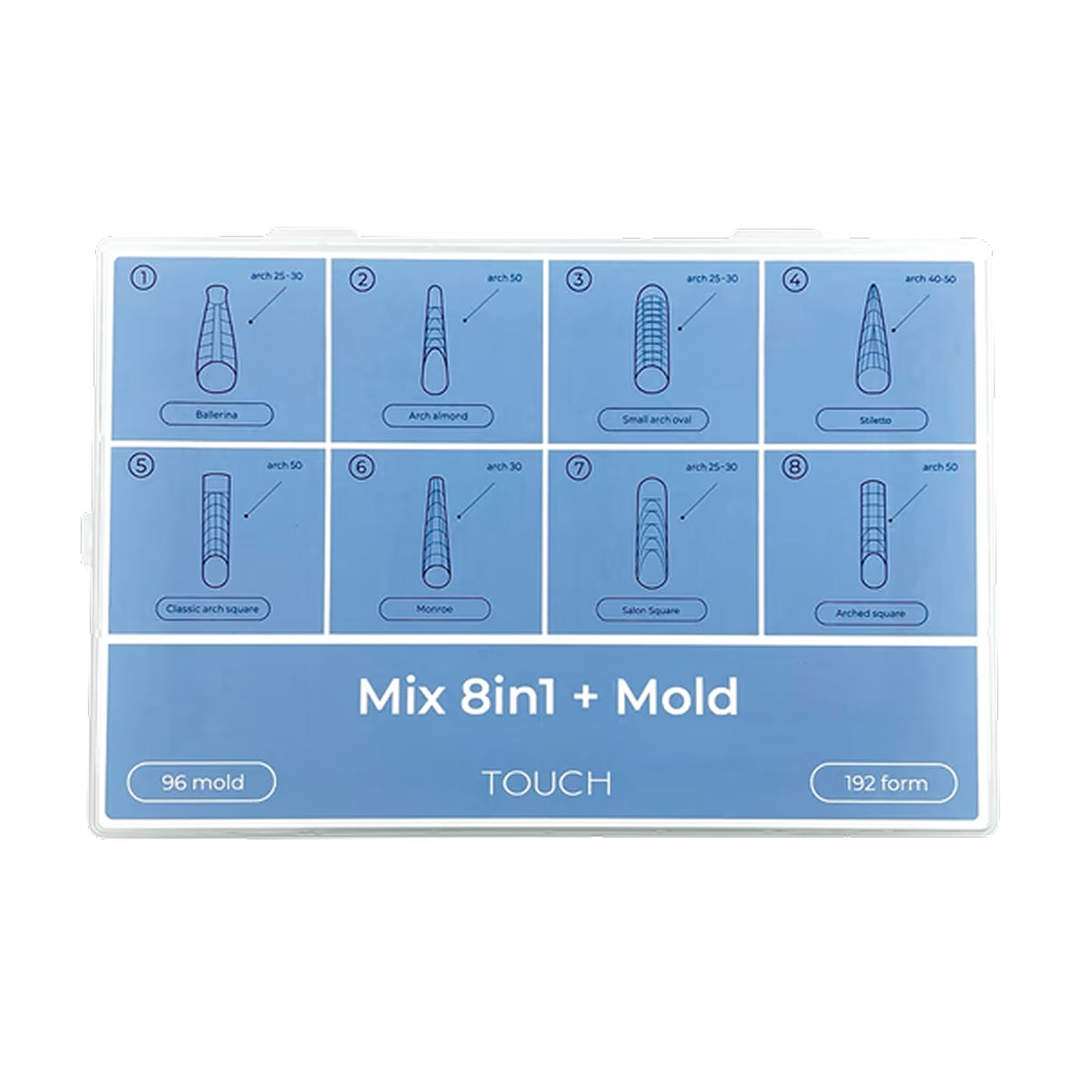 TOUCH Upper Forms Modeling Mix 8in1 288pcs
