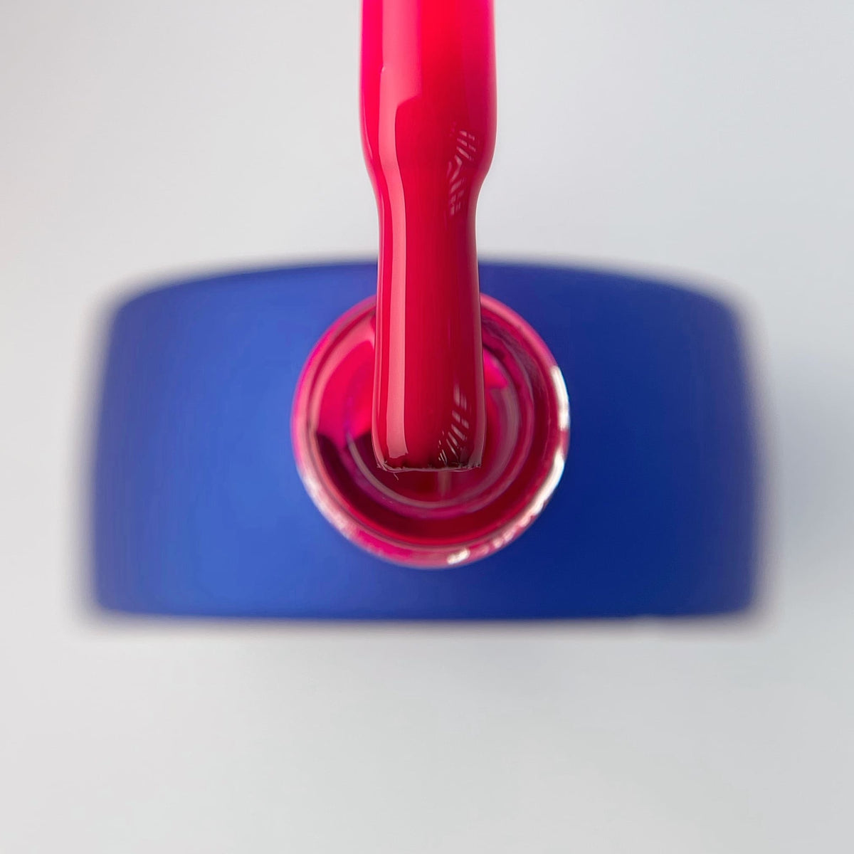 Fuchsia TOUCH colored base gel for bright summer nails and neon designs