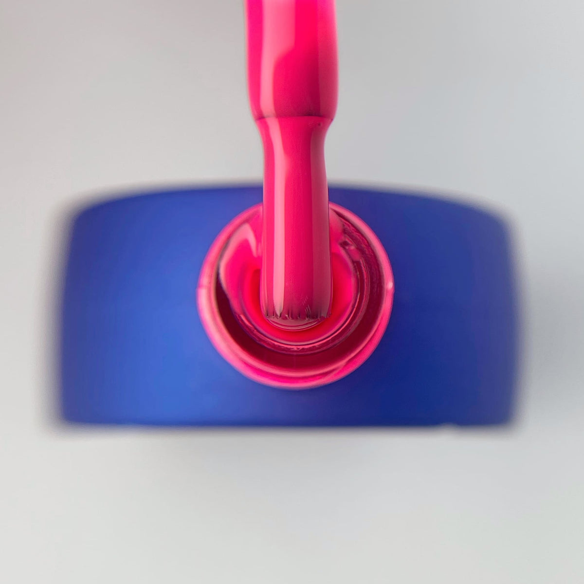 Hot pink colored camouflage base by TOUCH for bright nail designs