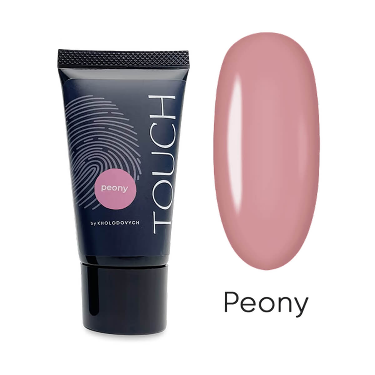 TOUCH Polygel Peony rose-pink nail extension gel, 30g tube