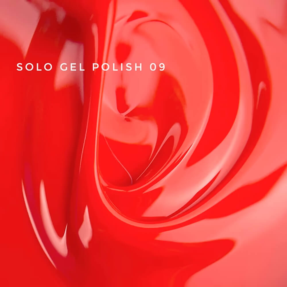 TOUCH Gel Polish #9 orange base color and finish 3-in-1 formula 9ml
