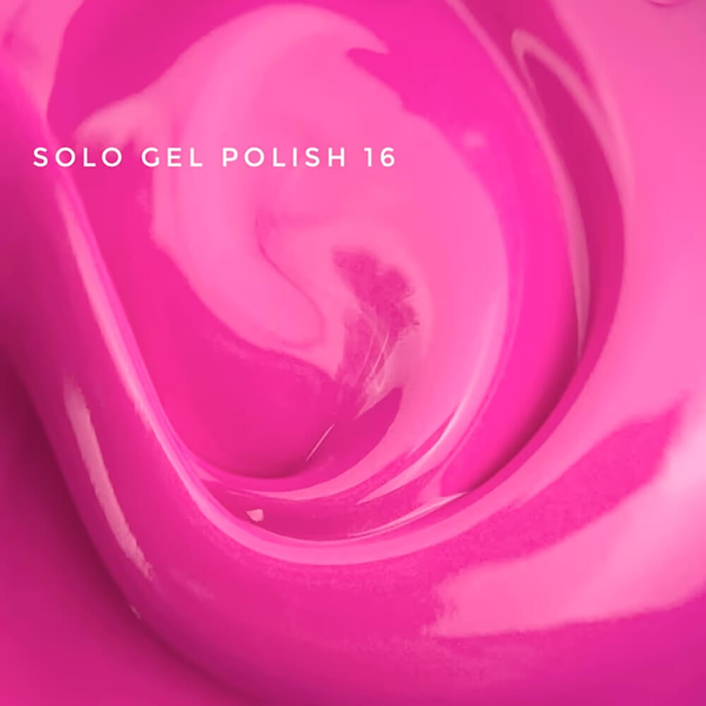 TOUCH Gel Polish #16 neon pink base color and finish in one 9ml
