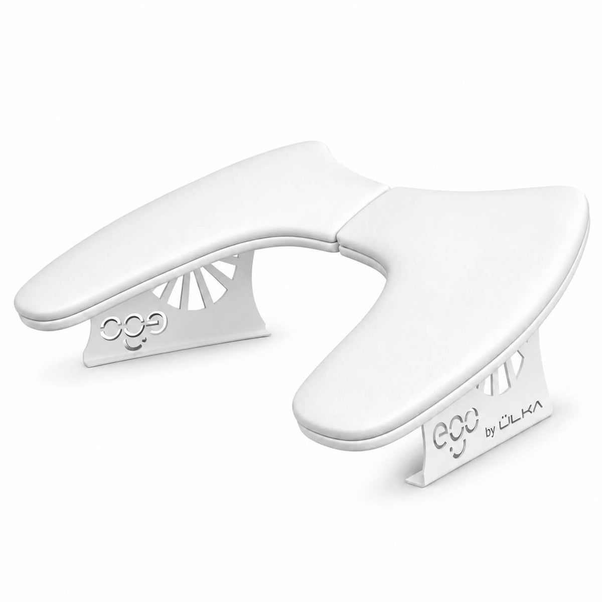 ULKA Arm Rest EGO, white, anti-slip legs detail