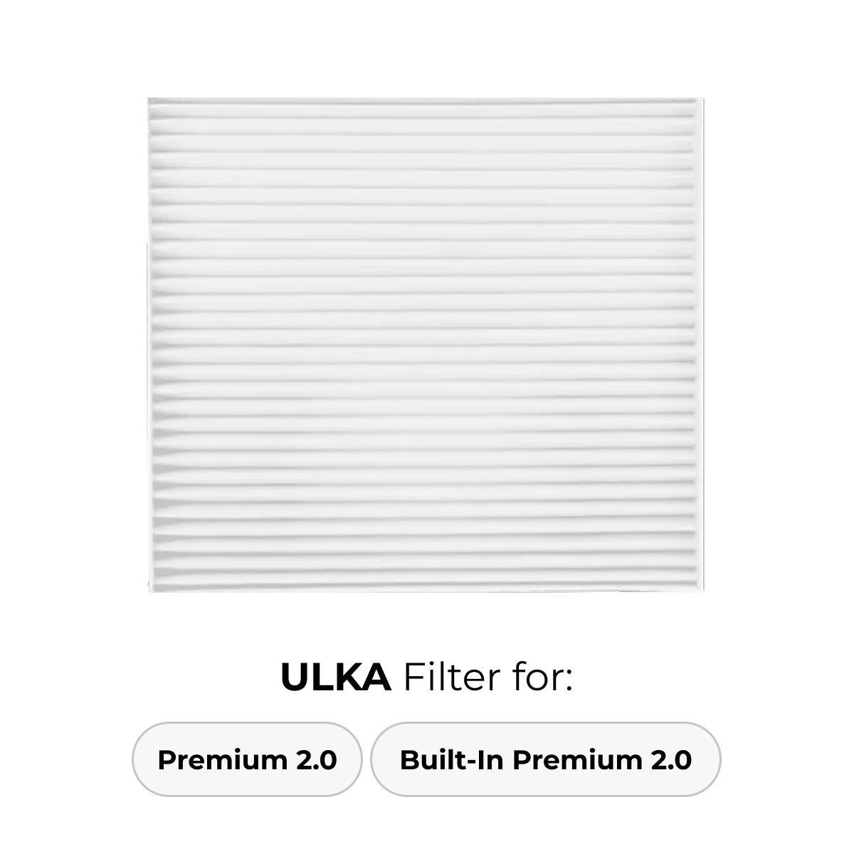 ULKA - HEPA Filter for Nail Dust Collector Premium 2.0