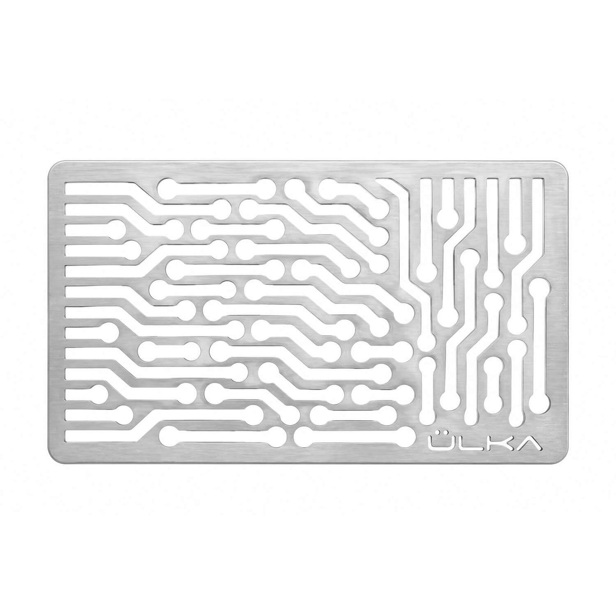 ULKA Nano Ventilation Grille, silver, full view