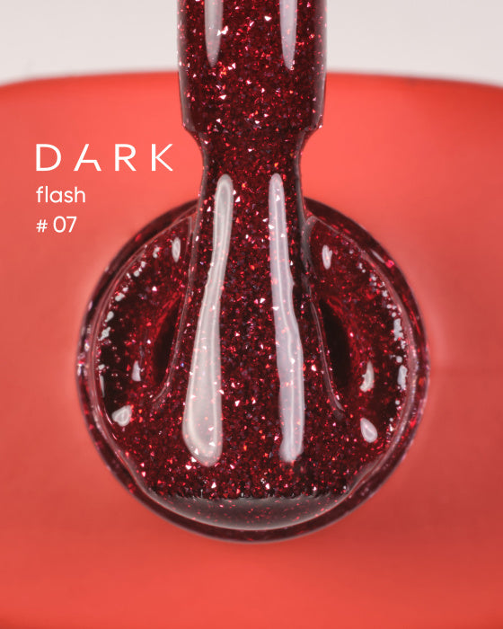DARK Gel Polish Flash #07, 10ml Light-Reflecting Gel Polish