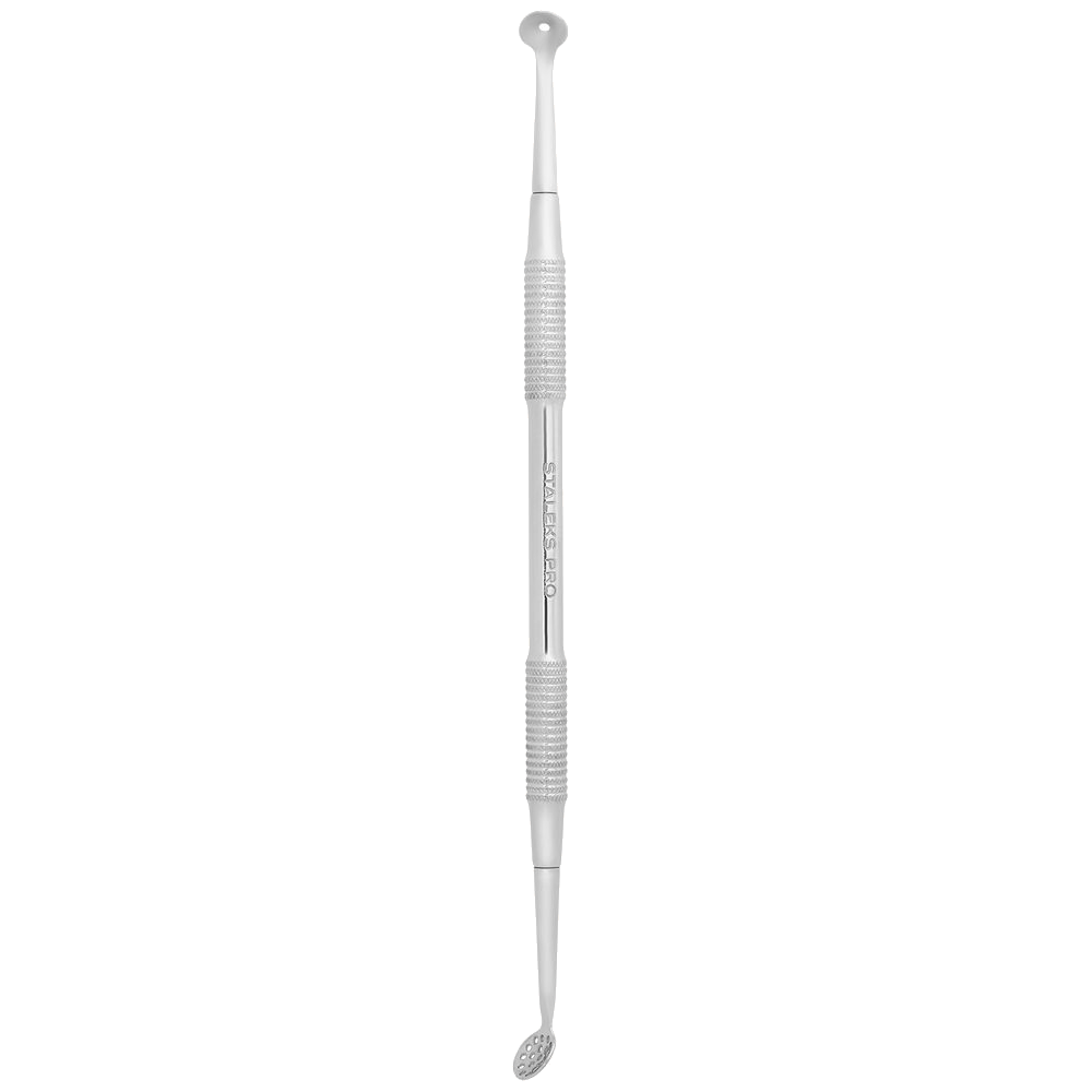 STALEKS PRO EXPERT 20 TYPE 2 BLACKHEAD REMOVER TOOL DOUBLE-ENDED SPOON UNO+ ROUND 19 HOLES ZE-20/2- STALEKS™