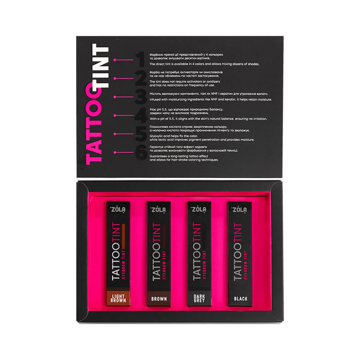 ZOLA - Tattoo Tint Set