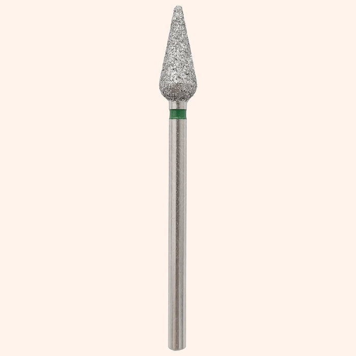 KMIZ - Diamond Nail Drill Bit Green Drop 5.0-12C (#148)