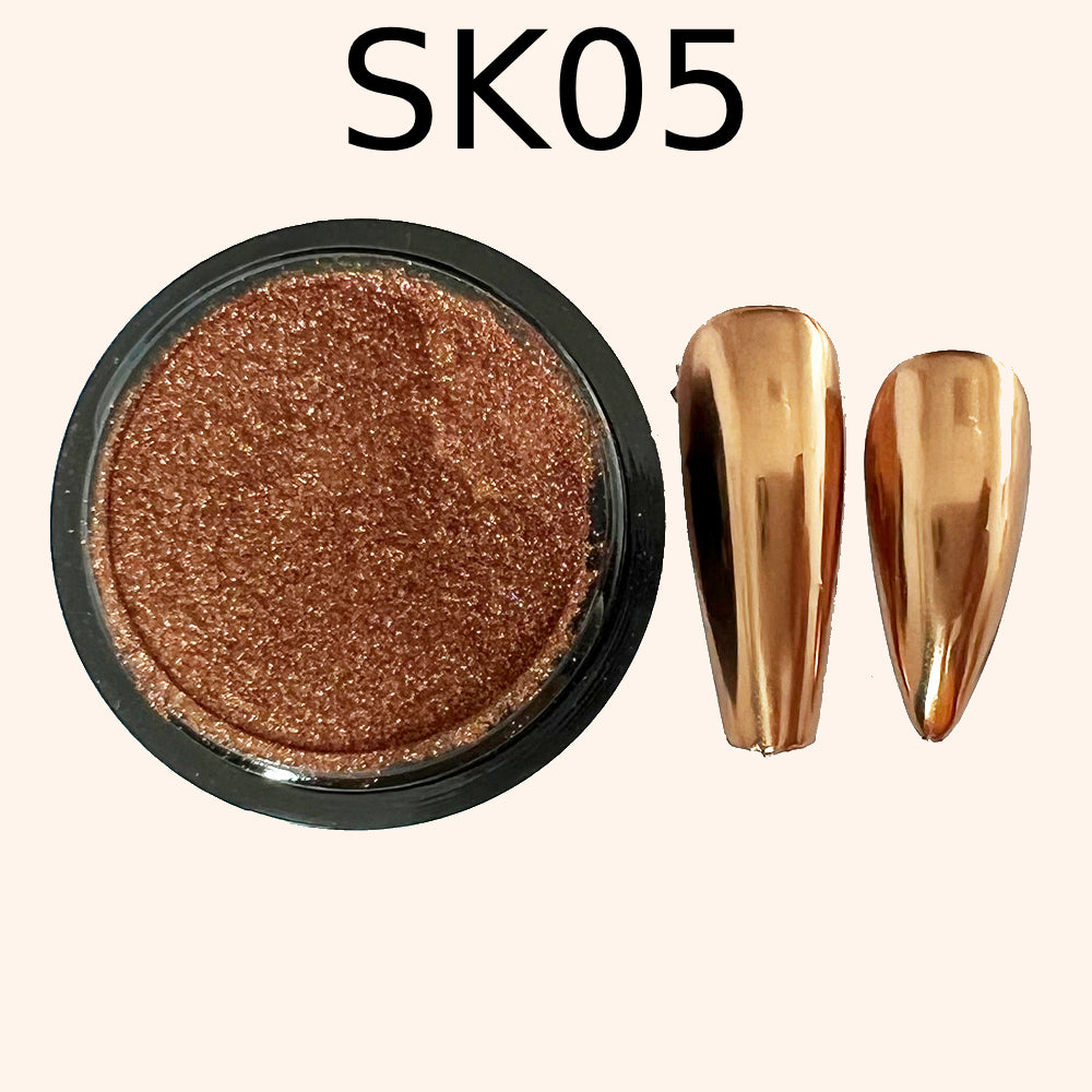 Chrome Mirror Effect Powder Pearl “Kvadrat”