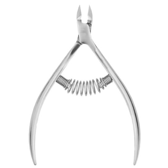 STALEKS Pro Smart 30 Spring Cuticle Nippers Full Jaw 0.27 Inch, 7 mm Ns-30-7