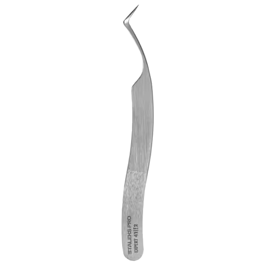STALEKS PRO EXPERT 41 TYPE 2 PROFESSIONAL EYELASH TWEEZERS CURVED TE-41/2 - STALEKS™