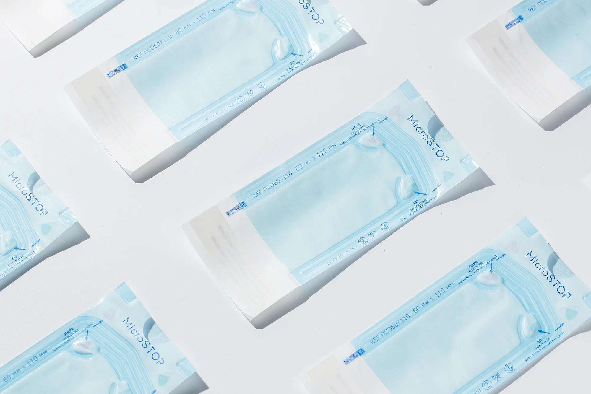 MicroStop self-adhesive pouches for AUTOCLAVE ONLY, 60x110 mm (200 pcs)