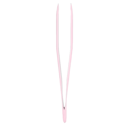 STALEKS BEAUTY & CARE 11 TYPE 5 EYEBROW TWEEZERS WIDE STRAIGHT PINK TBC-11/5 - STALEKS™