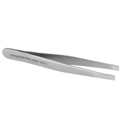 STALEKS PRO EXPERT 10 TYPE 1 EYEBROW TWEEZERS WIDE STRAIGHT EDGE TE-10/1- STALEKS™