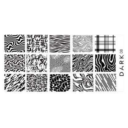 DARK - Stamping Plate 08