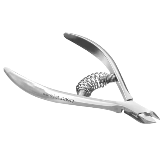STALEKS Pro Smart 30 Spring Cuticle Nippers 1/2 Jaw 0.2 Inch, 5 mm Ns-30-5
