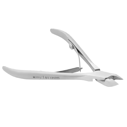 STALEKS Pro Smart 10 Cuticle Nippers Full Jaw 0.27 Inch 7 mm Ns-10-7