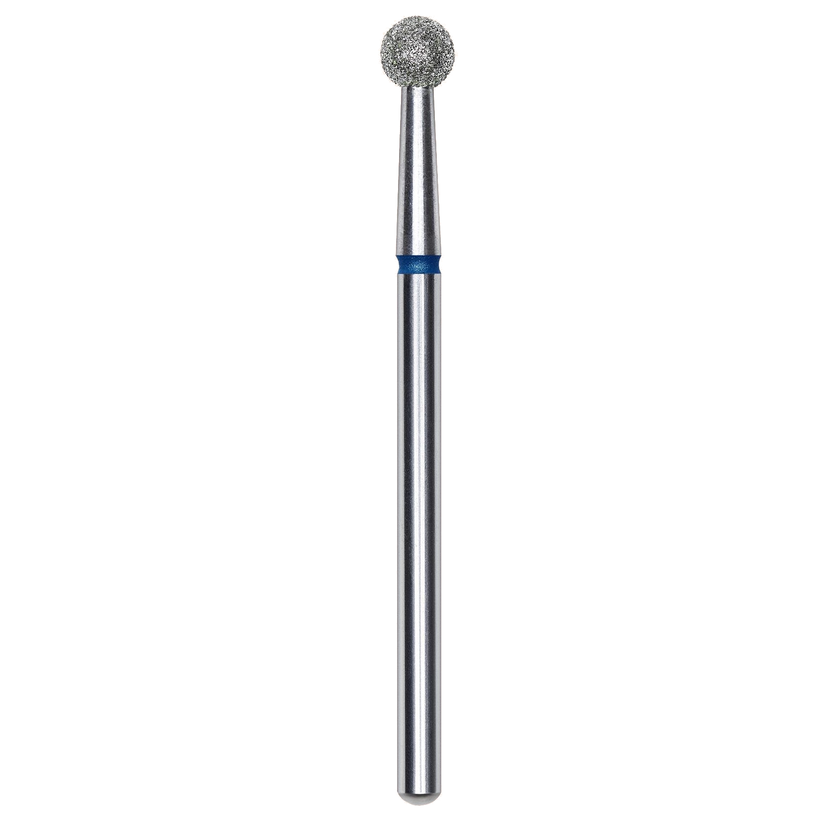 DIAMOND NAIL DRILL BIT, "BALL", BLUE, HEAD DIAMETER 4MM (FA01B040) - STALEKS™