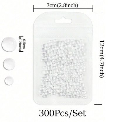 3D Transparent Bubble Nail Charms