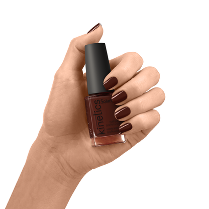 Kinetics - Nail Polish SOLARGEL #410 ALLURING BROWN (Not a Gel)