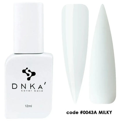 DNKa Cover Base #0043A Milky bottle on a white background