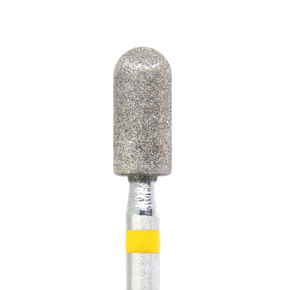 KMIZ - Diamond Nail Drill Bit Yellow Cylinder 4.0-9.0VF(#135)