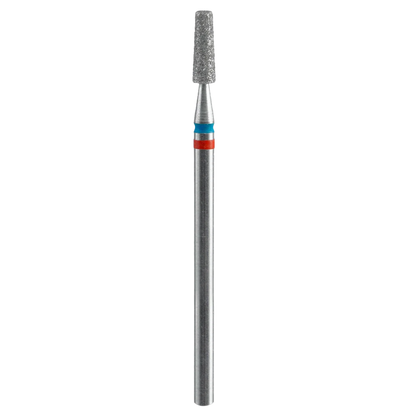 STALEKS Diamond Nail Drill Bit DUO Frustum FA70RB025/8, Red-Blue, 2.5/8mm