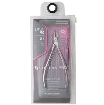 STALEKS Pro Expert 90 Professional Cuticle Nippers 5 mm Ne-90-5