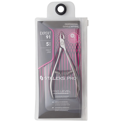 STALEKS Pro Expert 91 Professional Cuticle Nippers 5 mm Ne-91-5