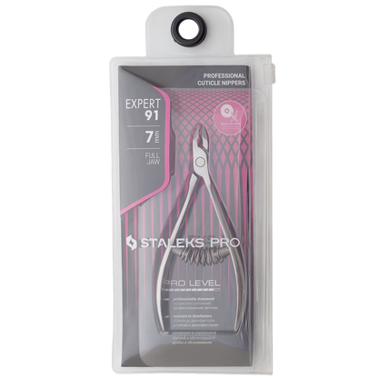 STALEKS Professional Cuticle Nippers Staleks Pro Expert Ne-91-7 mm