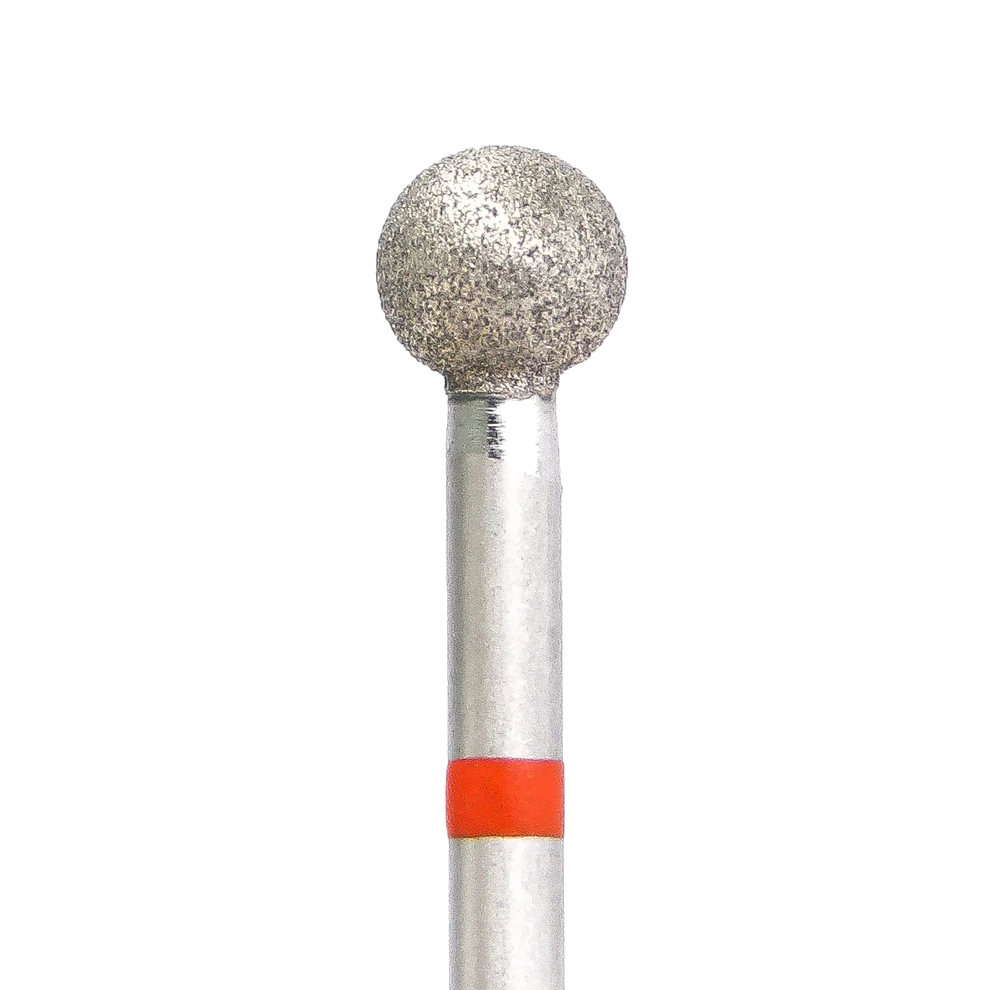 KMIZ - Diamond Nail Drill Bit Red Ball 5.0-F (#162)